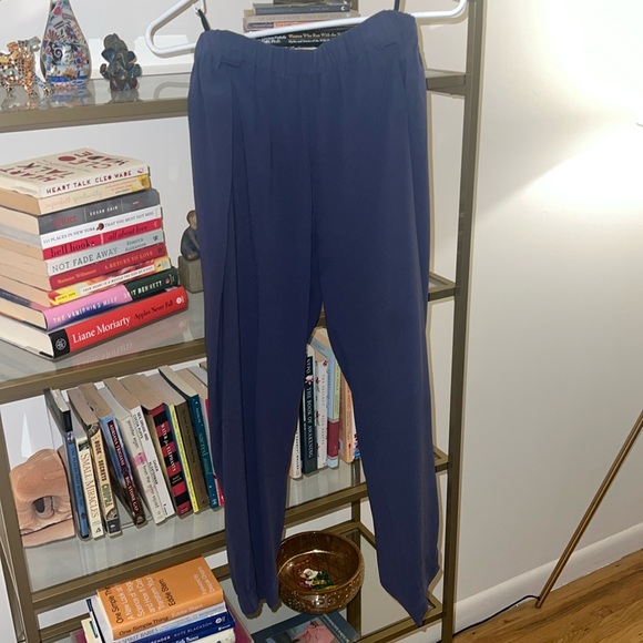 Babaton Aritzia Dexter Pants Jogger Style High-Rise Cuffed Pockets Navy Blue S - Picture 5 of 6